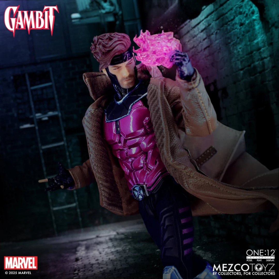 Mezco toyz X-Men Gambit One:12 Collective Action Figure
