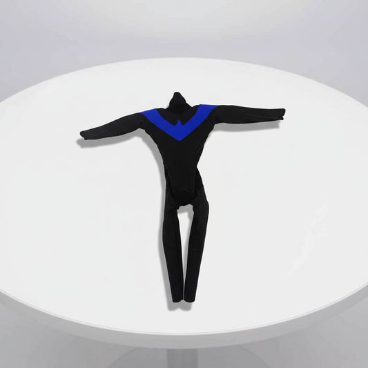 1:12 Scale Nightwing Inspired One-Piece Suit | Fits NW Body & Medium Bodies