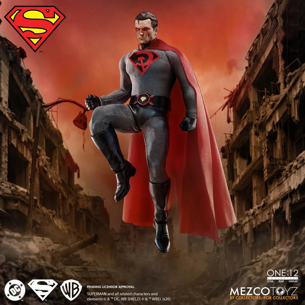 Mezco Toyz Superman: Red Son Edition One:12 Collective Action Figure