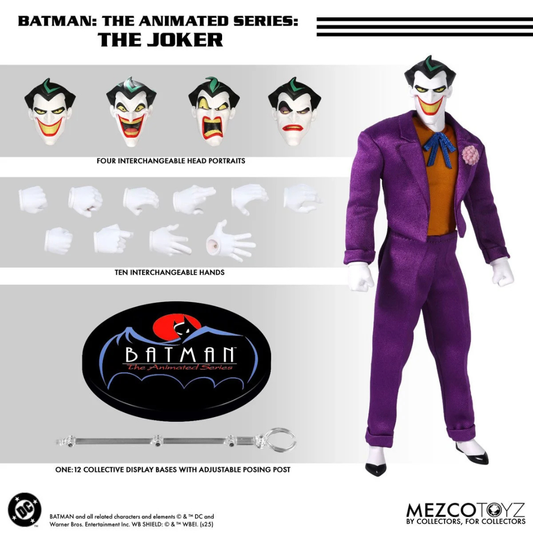 Mezco Toyz Batman: The Animated Series The Joker One:12 Collective Action Figure