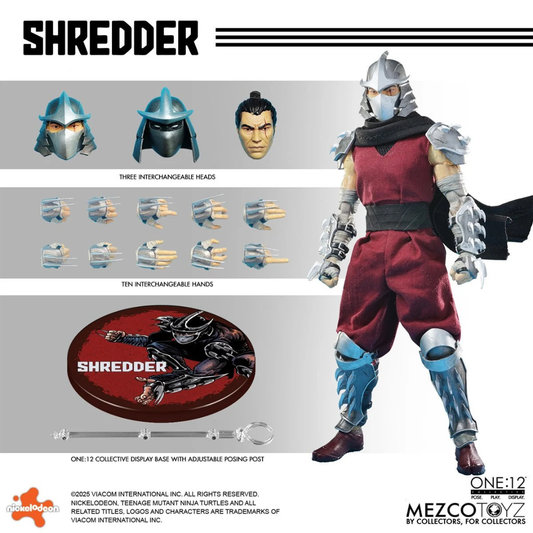 Mezco Toyz Teenage Mutant Ninja Turtles Shredder One:12 Collective Action Figure