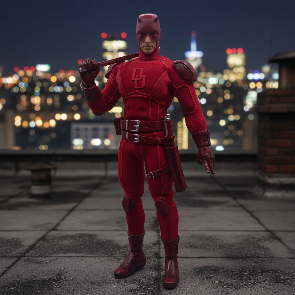 1:12 Scale Daredevil Inspired Red Suit | Fits NW Body & Medium Bodies