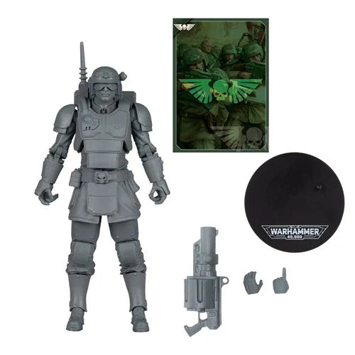 Warhammer 40000 Wave 9 Astra Militarum Kasrkin Artist Proof 7-Inch Scale Action Figure | McFarlane Toys Warhammer Action Figures