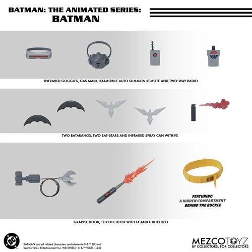 Mezco Toyz Batman: The Animated Series Batman One:12 Collective Action Figure