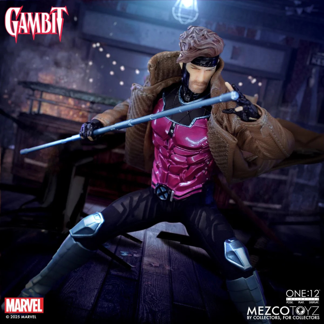 Mezco toyz X-Men Gambit One:12 Collective Action Figure
