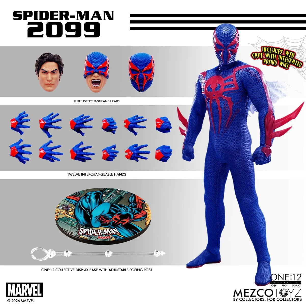Mezco Toyz Spider-Man 2099 One:12 Collective Action Figure
