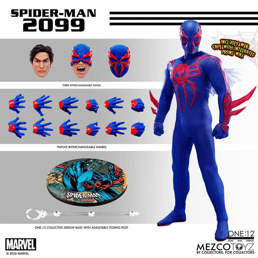 Mezco Toyz Spider-Man 2099 One:12 Collective Action Figure