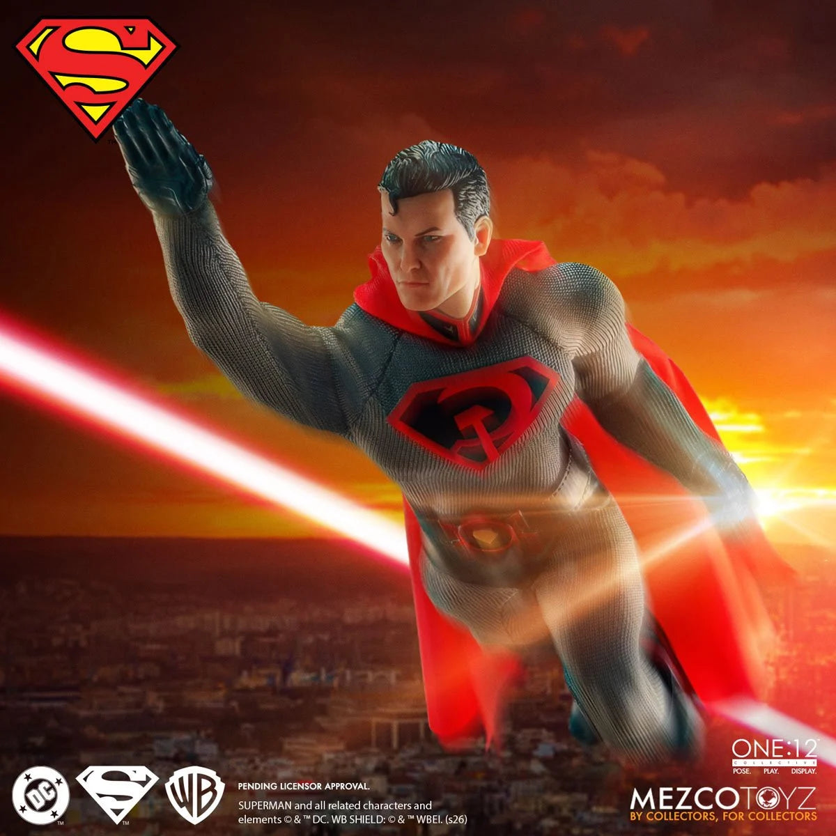 Mezco Toyz Superman: Red Son Edition One:12 Collective Action Figure