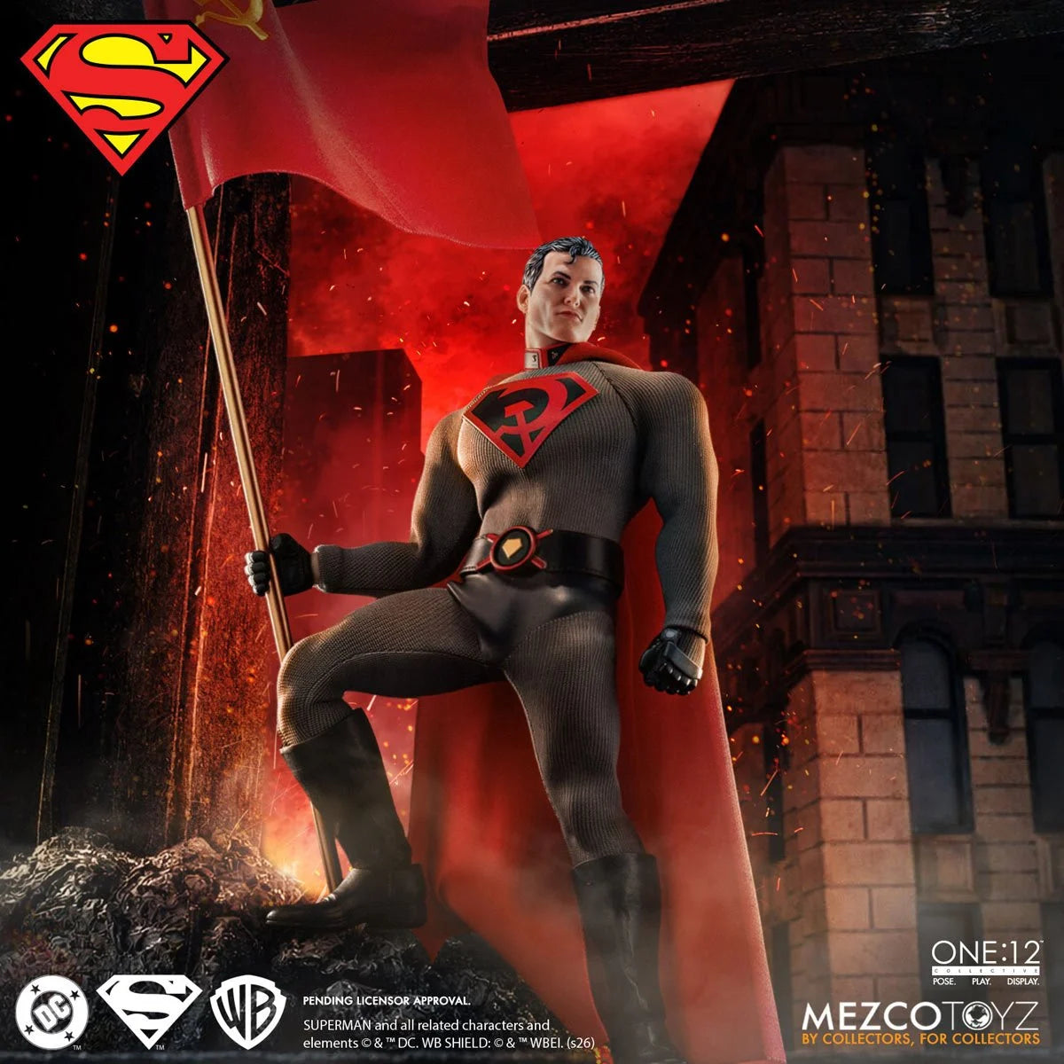 Mezco Toyz Superman: Red Son Edition One:12 Collective Action Figure