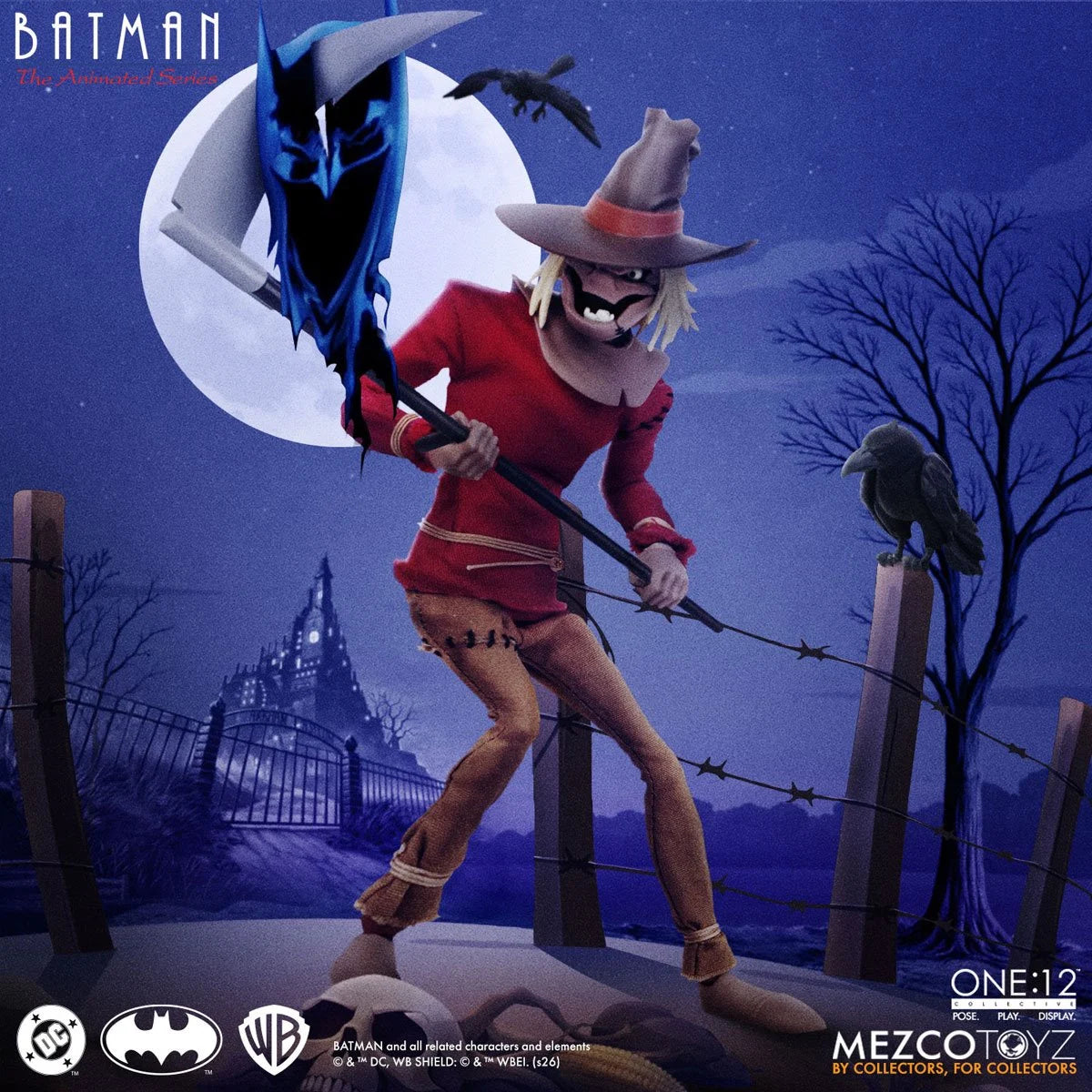 Mezco Toyz Batman: The Animated Series Scarecrow One 12 Collective Action Figure