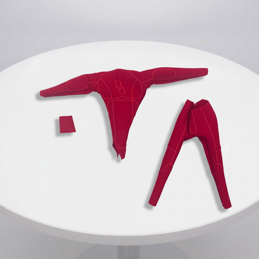 1:12 Scale Daredevil Inspired Red Suit | Fits NW Body & Medium Bodies