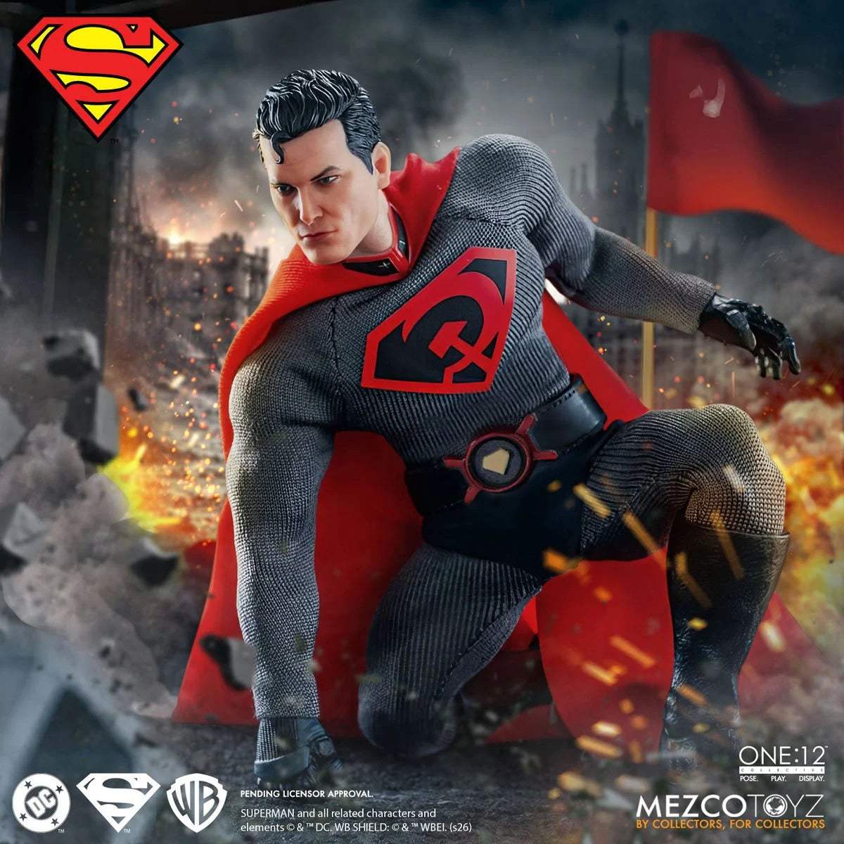 Mezco Toyz Superman: Red Son Edition One:12 Collective Action Figure