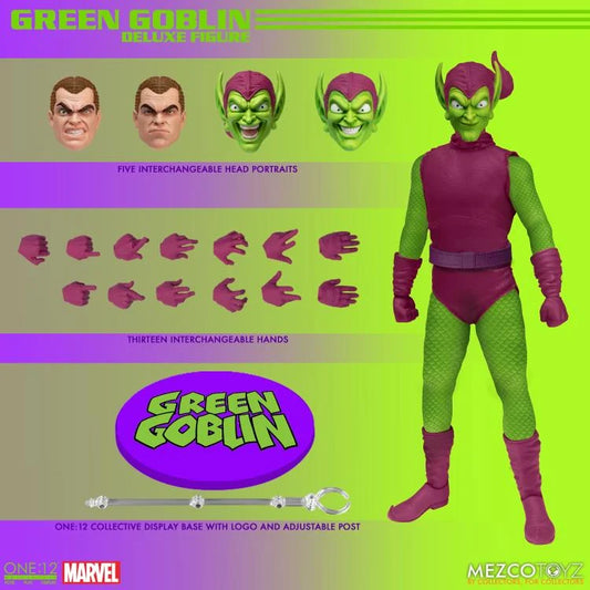 Spider-Man Green Goblin Deluxe Edition One:12 Collective Action Figure | Mezco Toyz Action Figure
