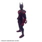 1:12 Scale Tactical Suit Batman Beyond | Black Hex Pattern with Red Raised Vinyl | Fits NW Figure