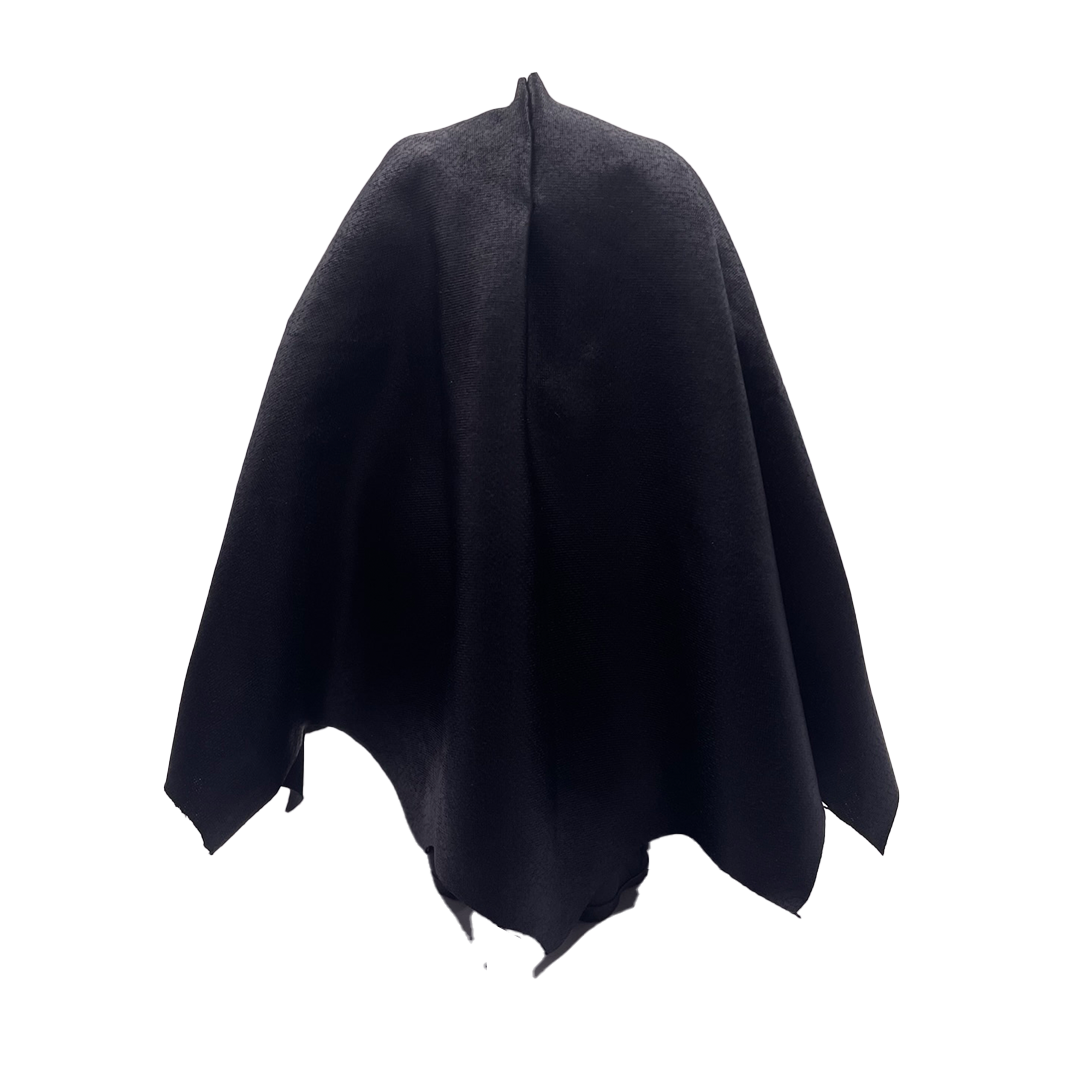 1:12 Scale Black Simple Batman Inspired Cape