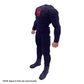 1:12 Scale Daredevil Inspired Black Suit | Fits NW Body & Medium Bodies