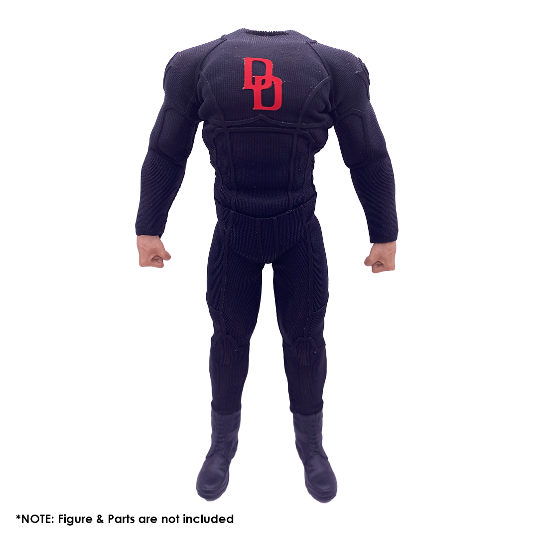 1:12 Scale Daredevil Inspired Black Suit  Fits NW Body & Medium Bodie –  K-NU Toys