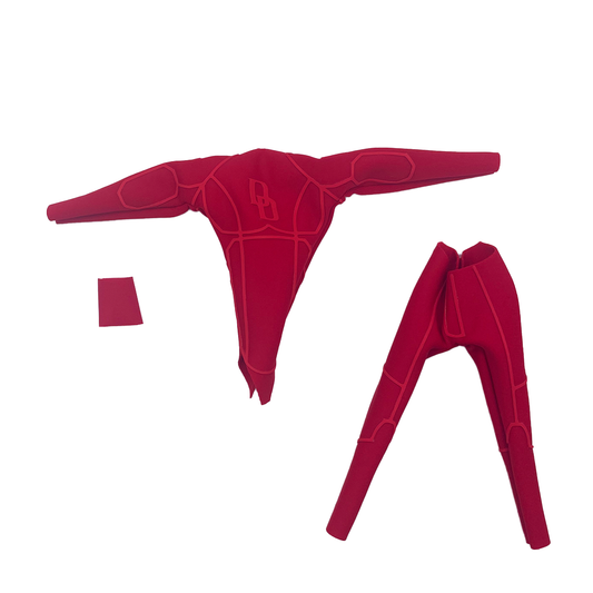 1:12 Scale Daredevil Inspired Red Suit | Fits NW Body & Medium Bodies