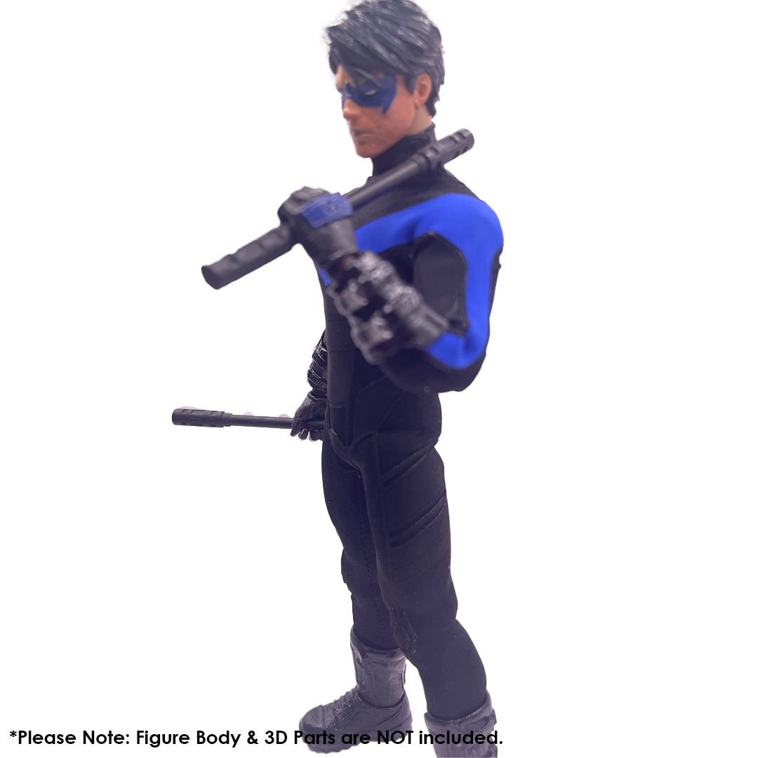 1:12 Scale Nightwing Inspired One-Piece Suit | Fits NW Body & Medium Bodies