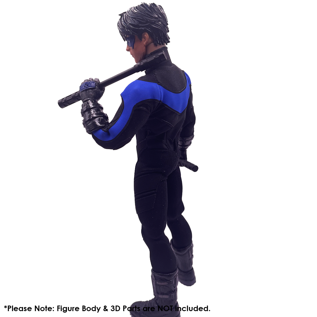 1:12 Scale Nightwing Inspired One-Piece Suit | Fits NW Body & Medium Bodies