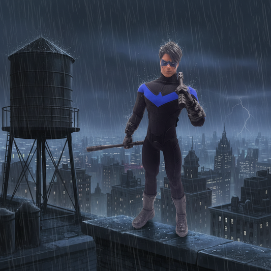 1:12 Scale Nightwing Inspired One-Piece Suit | Fits NW Body & Medium Bodies