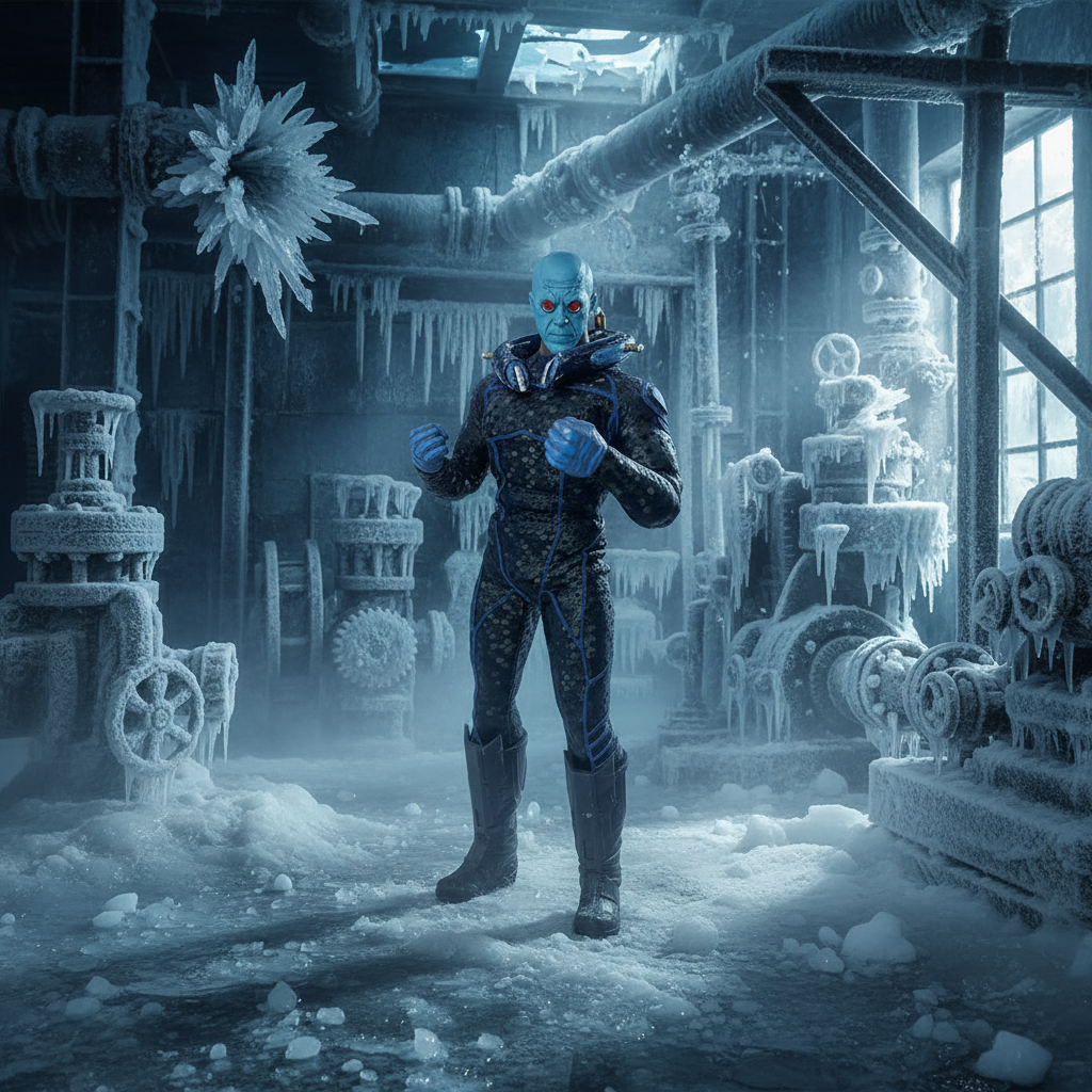 1:12 Scale Tactical Suit | Black Hex Pattern with Blue Raised Vinyl | Fits Vtoys and GW