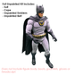 1:12 Scale Earth One Inspired Batman | Grey Suit & 3D Parts Kit | Tailored to Fit VToys