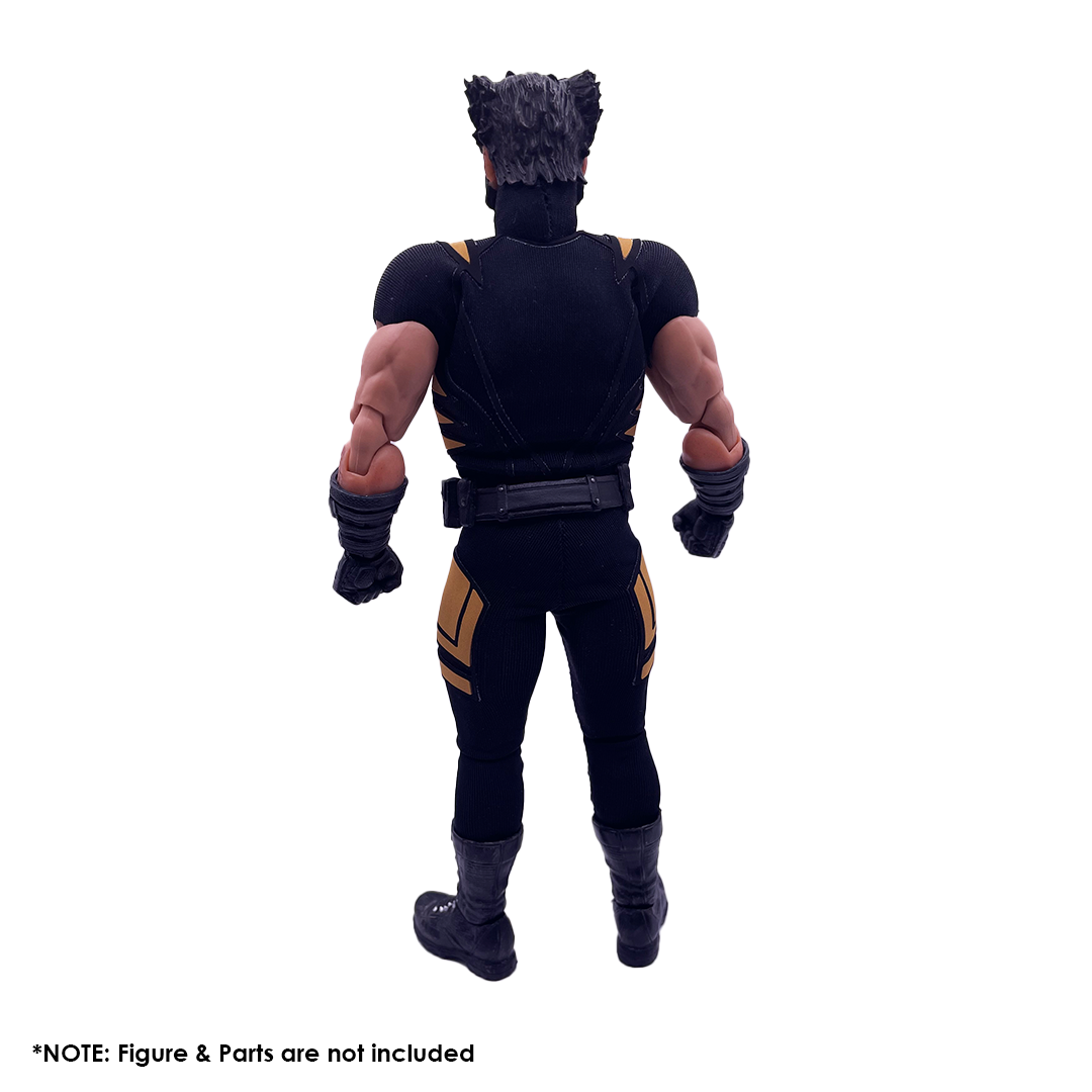 1:12 Scale Wolverine Inspired Suit | Black & Yellow | Fits Strong Bodies