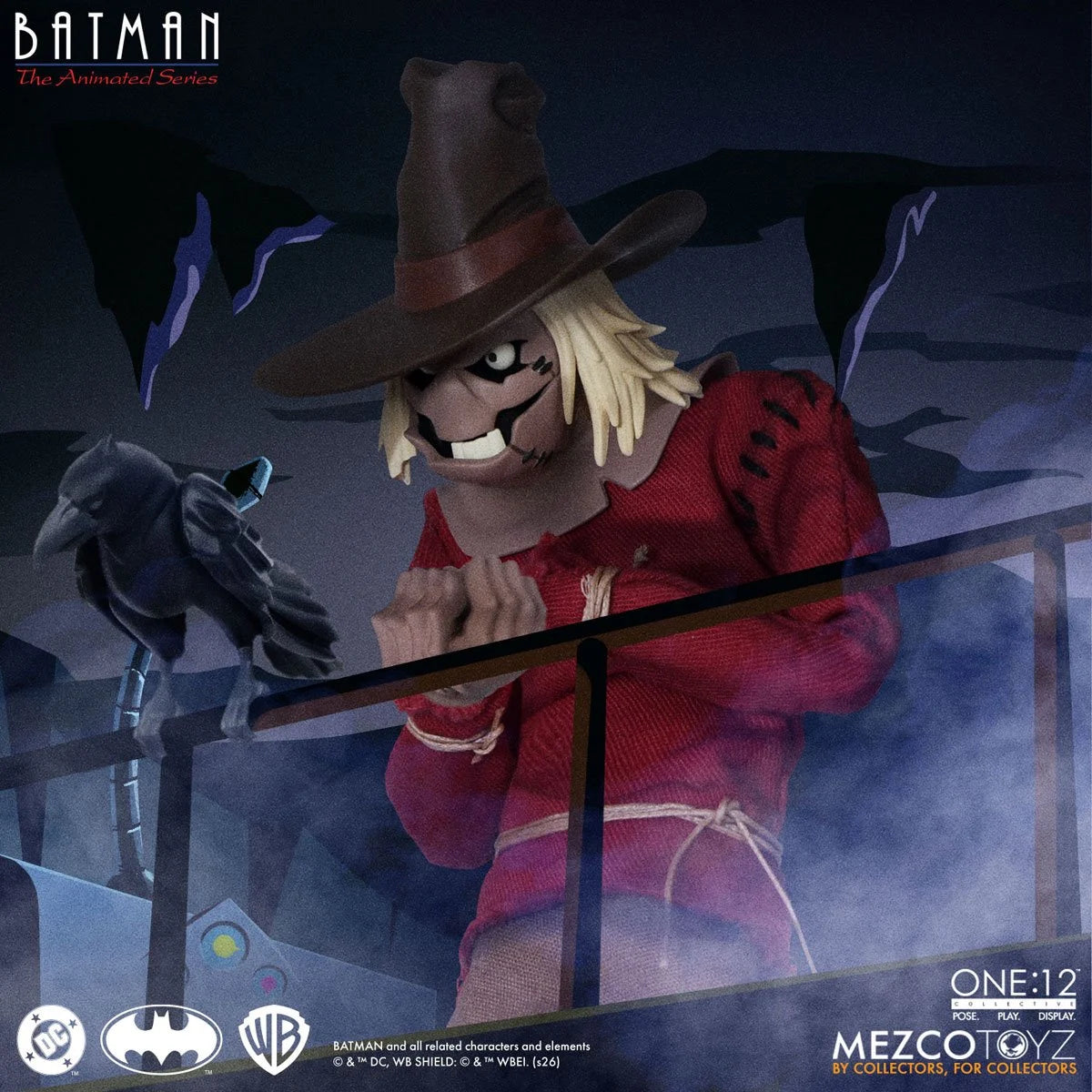 Mezco Toyz Batman: The Animated Series Scarecrow One 12 Collective Action Figure