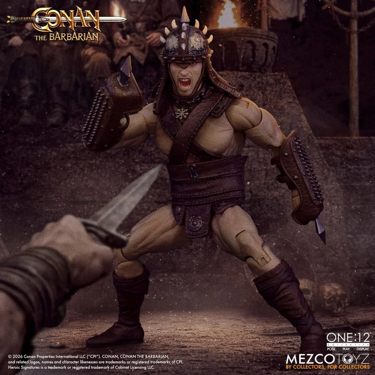 Mezco Toyz Conan The Barbarian (1982): Pit Fighter Edition One:12 Collective Action Figure