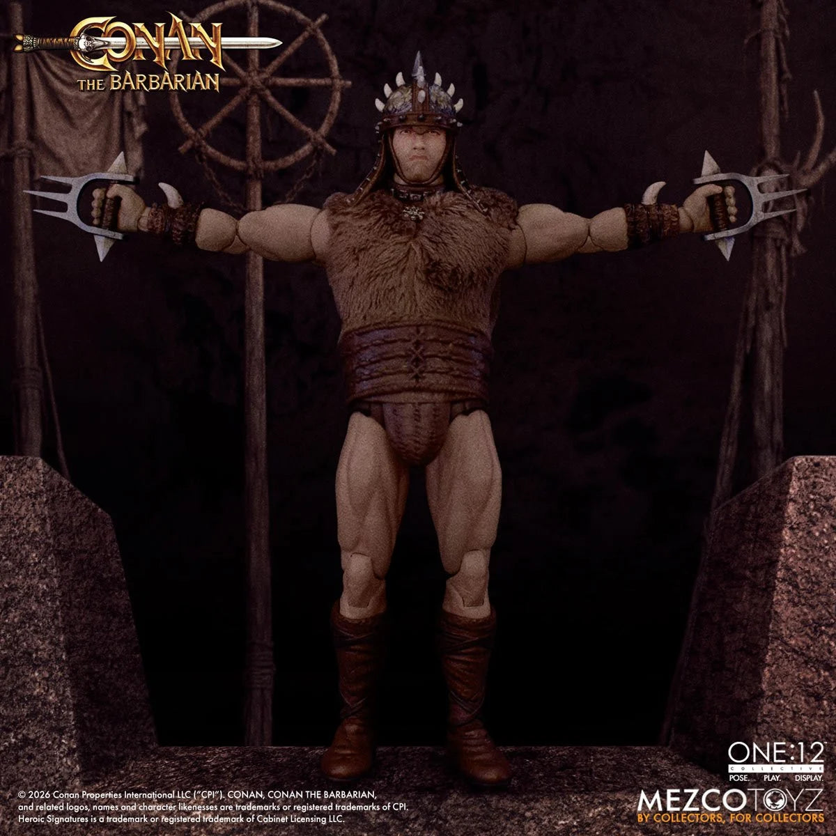 Mezco Toyz Conan The Barbarian (1982): Pit Fighter Edition One:12 Collective Action Figure