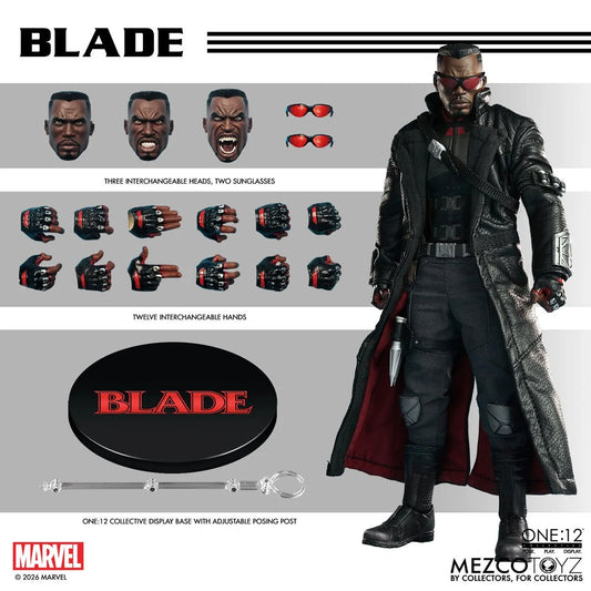 Mezco Toyz One:12 Collective Blade: Midnight Sons Action Figure