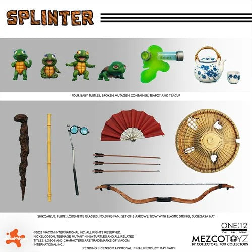 Mezco One:12 Collective – Teenage Mutant Ninja Turtles Master Splinter