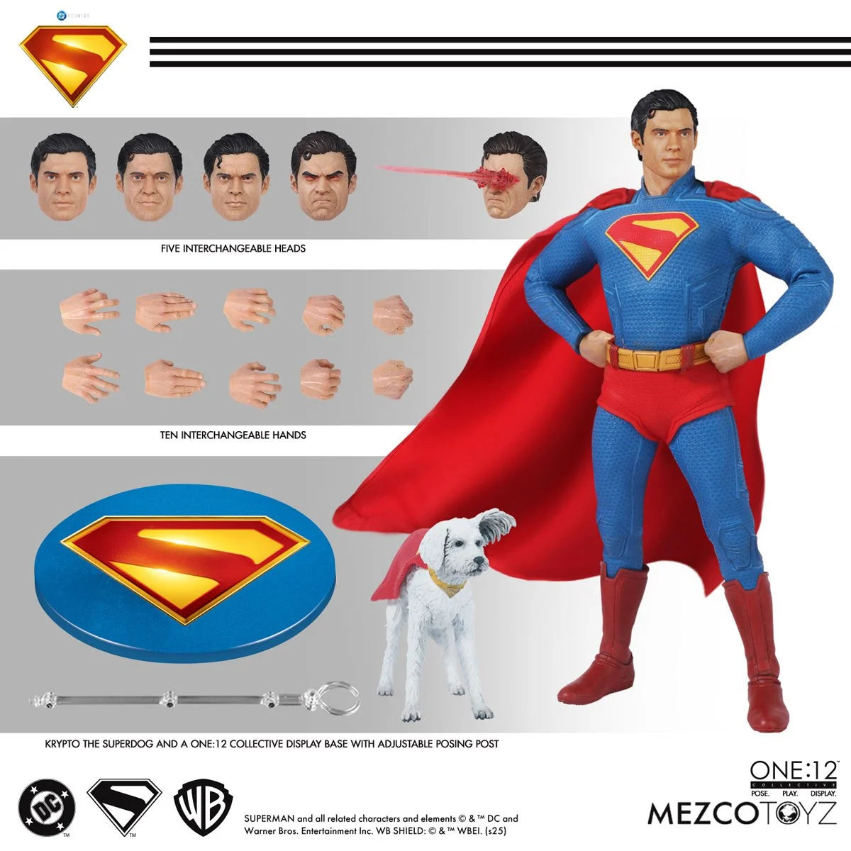 Superman (2025) One:12 Collective Action Figure | Mezco Toyz – K Superman (2025) One:12 Collective Action Figure | Mezco Toyz – K