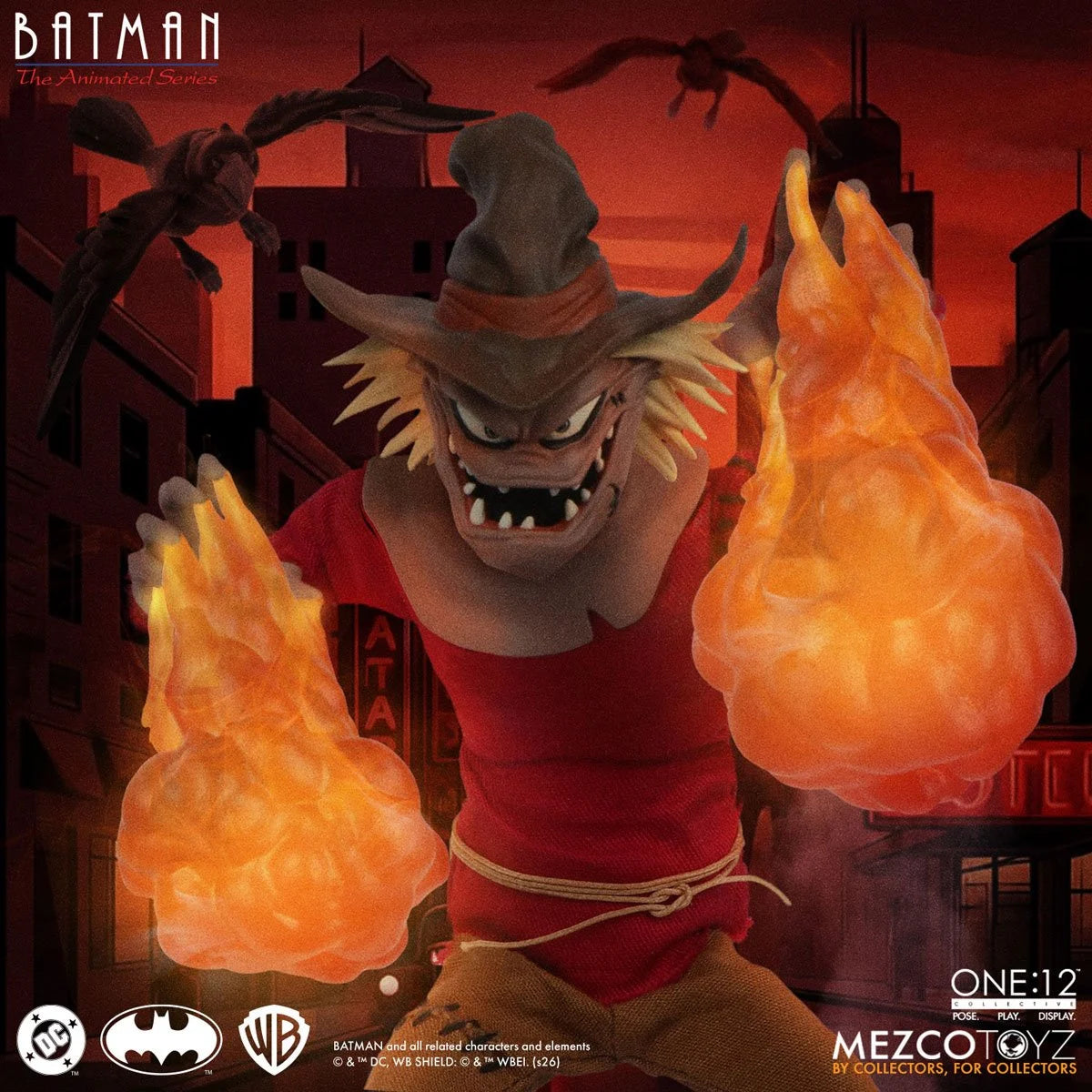 Mezco Toyz Batman: The Animated Series Scarecrow One 12 Collective Action Figure