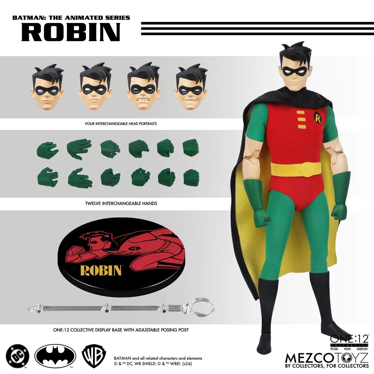 Mezco Toyz Batman: The Animated Series Robin One:12 Collective Action Figure