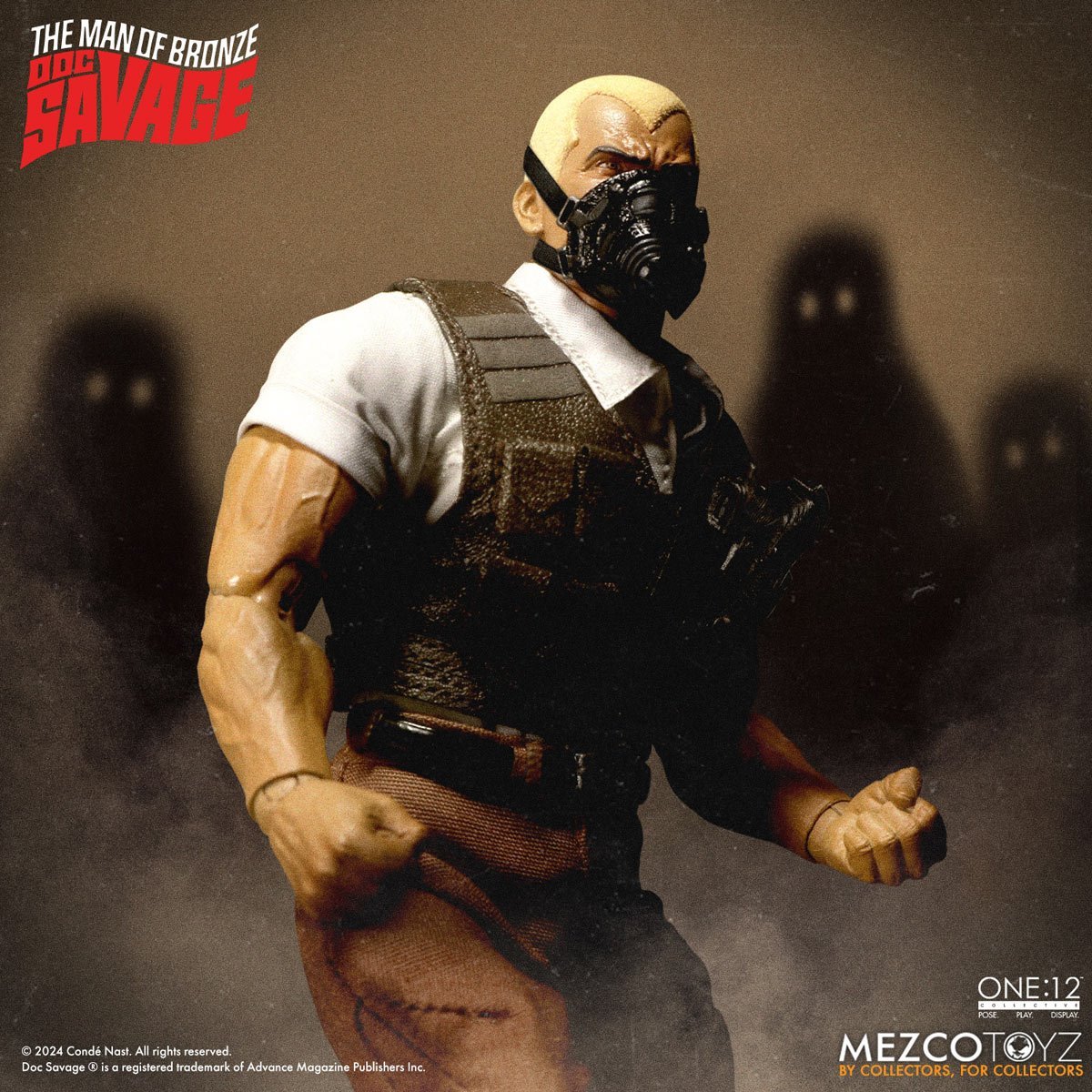 Mezco Toyz Doc Savage: The Man of Bronze Deluxe Edition One:12 Collective Action Figure