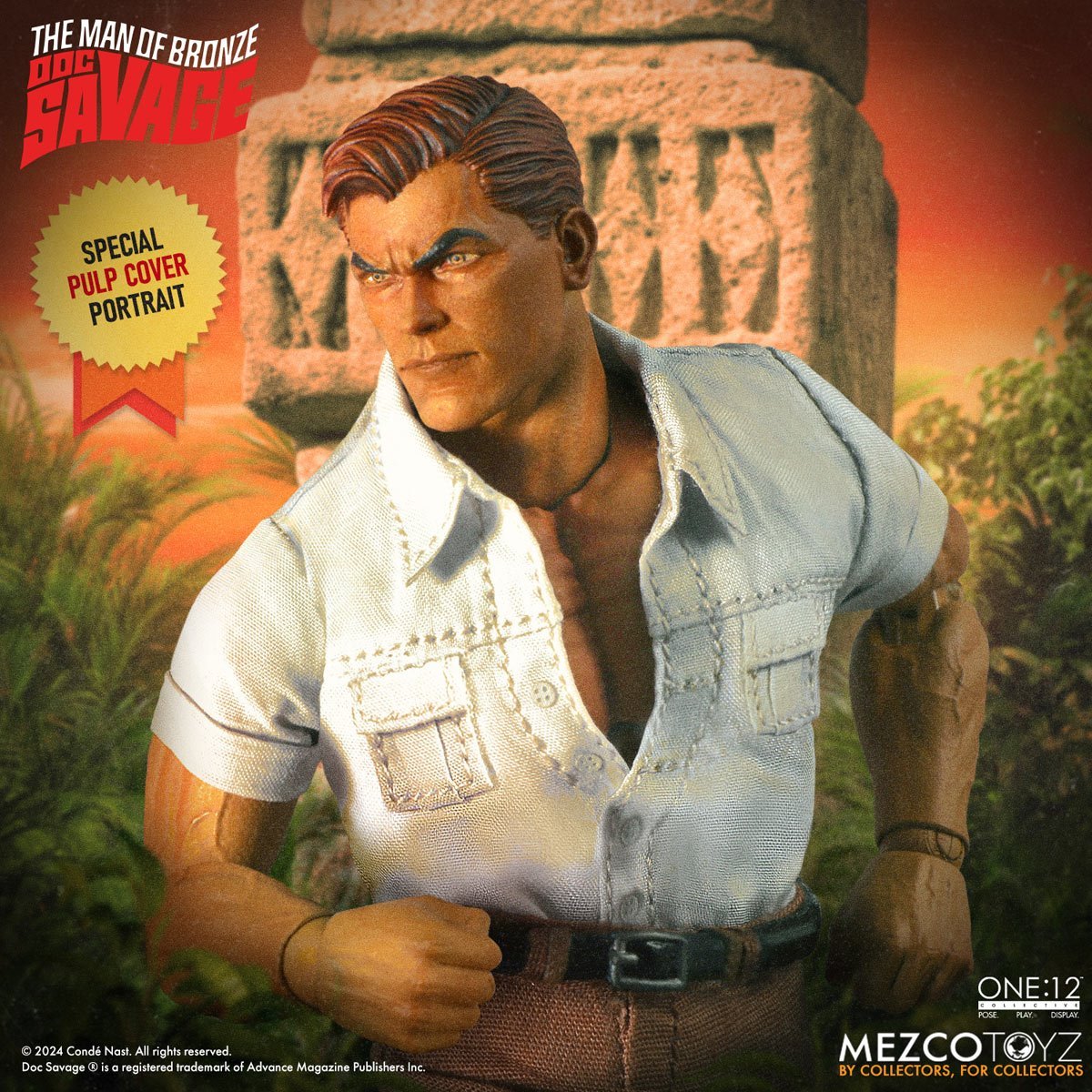 Mezco Toyz Doc Savage: The Man of Bronze Deluxe Edition One:12 Collective Action Figure