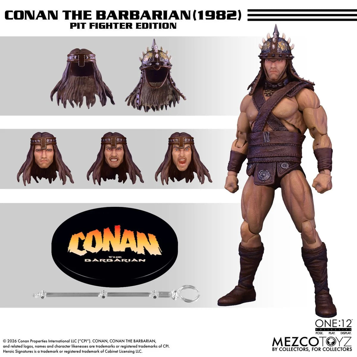 Mezco Toyz Conan The Barbarian (1982): Pit Fighter Edition One:12 Collective Action Figure