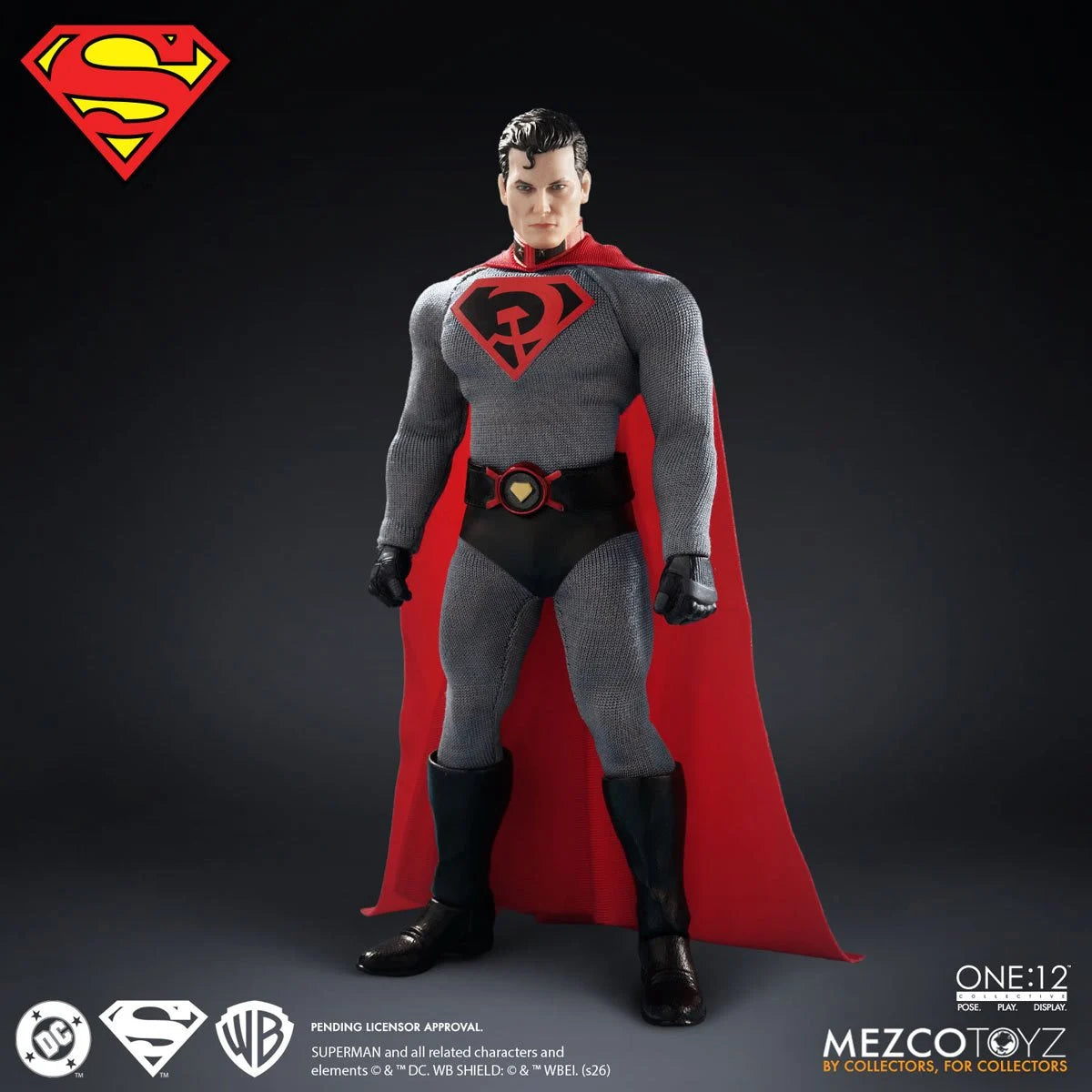 Mezco Toyz Superman: Red Son Edition One:12 Collective Action Figure