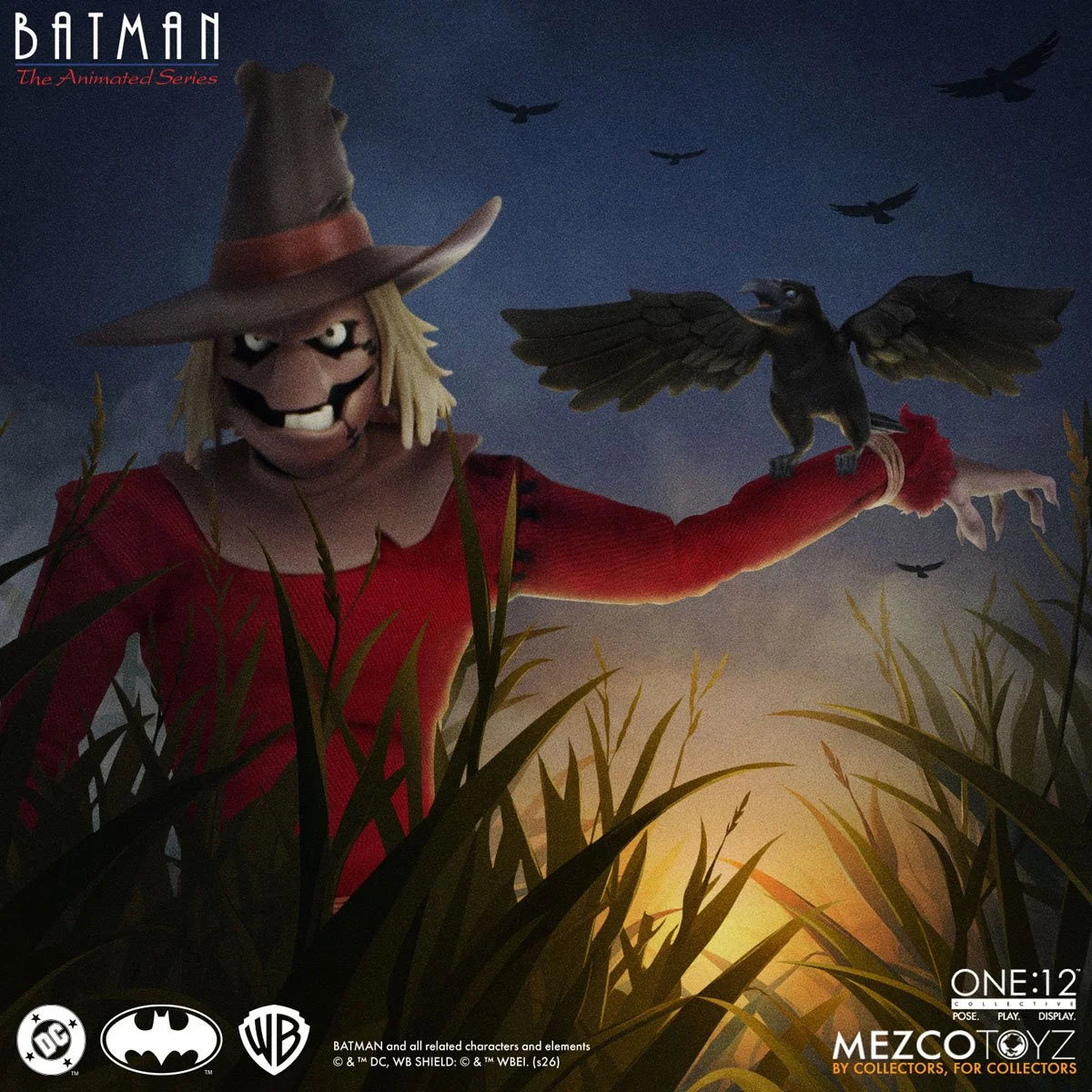 Mezco Toyz Batman: The Animated Series Scarecrow One 12 Collective Action Figure