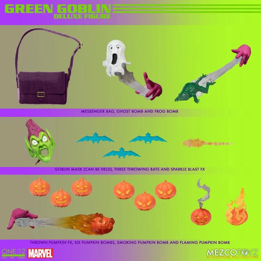 Spider-Man Green Goblin Deluxe Edition One:12 Collective Action Figure | Mezco Toyz Action Figure
