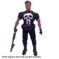 1:12 Scale Rucka & Checchetto Inspired Punisher | Black & White T-Shirt | Fits GW Figure Body & Vtoys