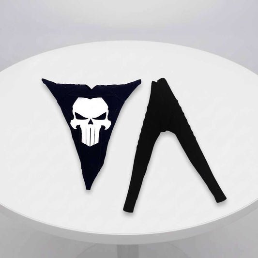 1:12 Scale xM Sideshow Inspired Punisher | Black & White Suit | Fits GW Figure Body & Vtoys