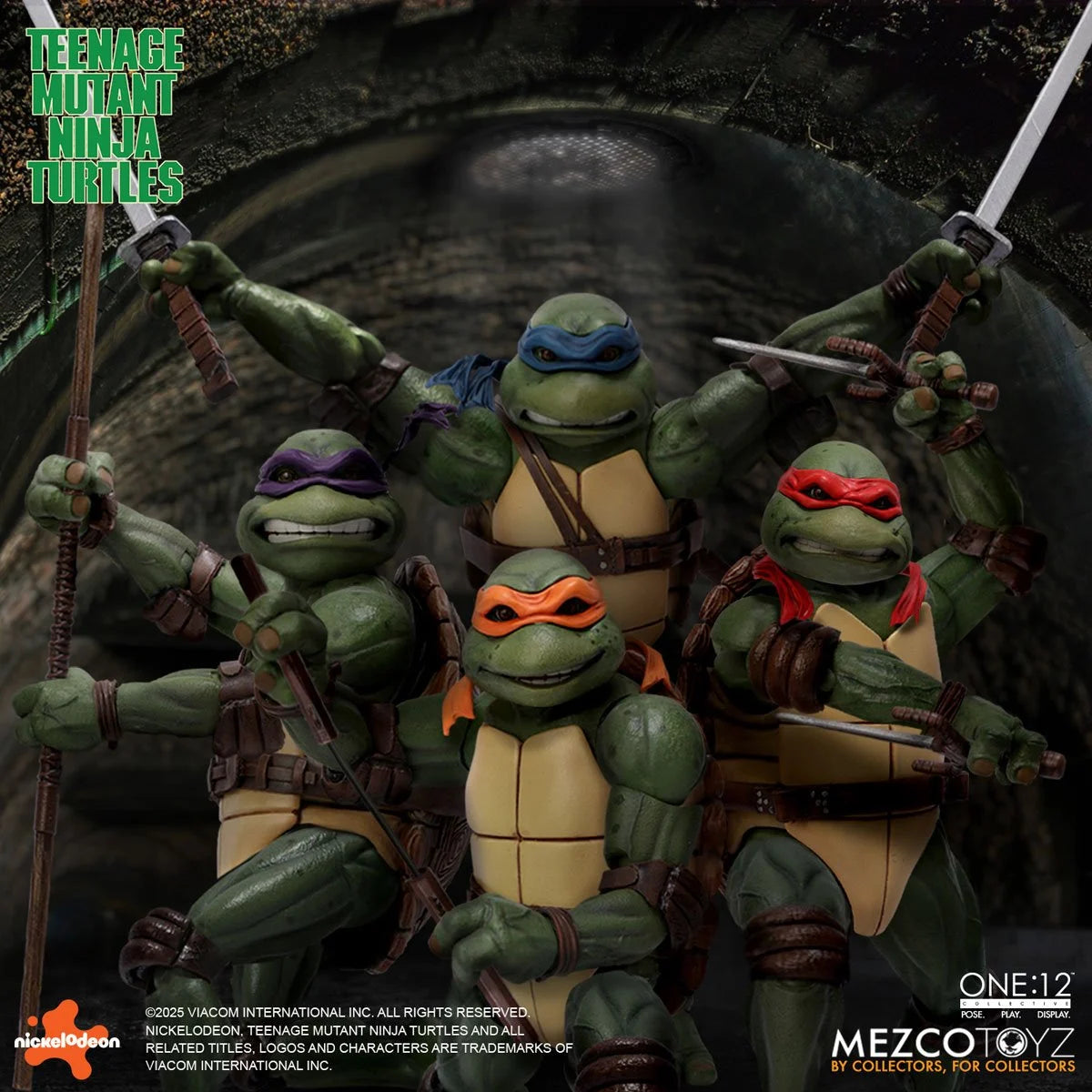 Mezco Toyz Teenage Mutant Ninja Turtles (1990 Movie) Deluxe One:12 Collective Boxed Set
