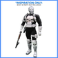 1:12 Scale xM Sideshow Inspired Punisher | Black & White Suit | Fits GW Figure Body & Vtoys