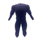 1:12 Scale Tactical Suit | Black Hex Pattern with Black Raised Vinyl | Fits Vtoys and GW