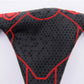 1:12 Scale Tactical Suit | Black Hex Pattern with Red Raised Vinyl | Fits Vtoys and GW